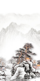 新品 中式简约玄关 tif分层