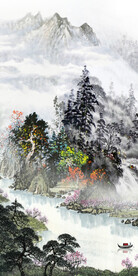 新传 中式简约玄关 tif分层