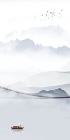 高端 中式简约玄关 tif分层