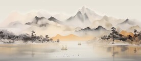 风景山水画