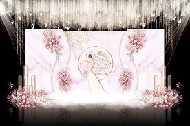 小众简约婚礼背景