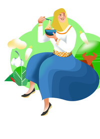 兰州拉面 文化墙  吃面