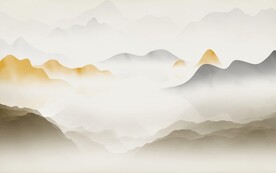 高端 简约高档山水 Tif分层