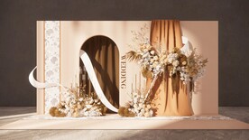 咖色婚礼草图大师su模型