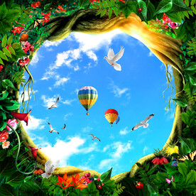 蓝天白云软膜天花