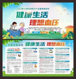 全国高血压日 宣传栏