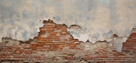 复古斑驳红砖水泥墙背景墙壁画