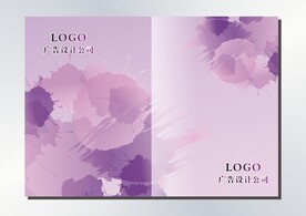 紫红墨汁 书籍封面