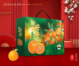 橙子包装 脐橙礼盒