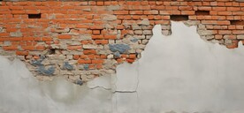 复古斑驳红砖水泥墙背景墙壁画