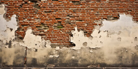 复古斑驳红砖水泥墙背景墙壁画