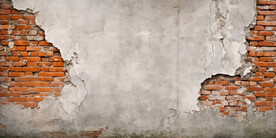 复古斑驳红砖水泥墙背景墙壁画