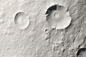 月球背景墙壁画