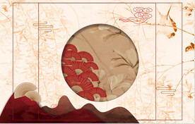 中式婚礼舞台背景板