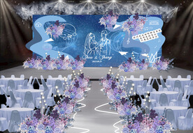 婚礼舞台效果图