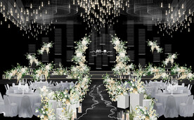 韩式水晶婚礼效果图