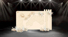 婚礼迎宾区效果图