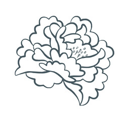 工商银行牡丹花纹 牡丹玻璃贴 