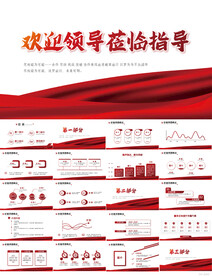 热烈欢迎上级领导莅临指导PPT