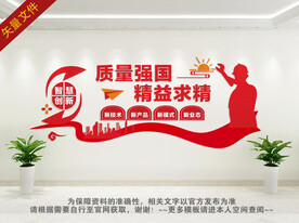 企业质量文化墙