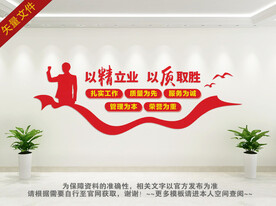 企业质量安全文化墙