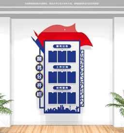 竖版警务公开栏