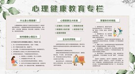 心理健康教育宣传栏