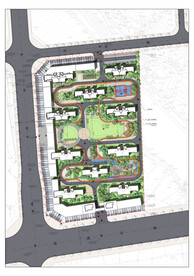 小区景观方案设计彩色平面图