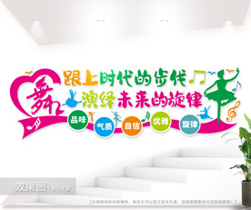 舞蹈教室文化墙