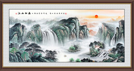 客厅山水画