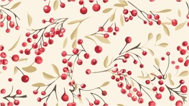 浆果设计无缝图案背景