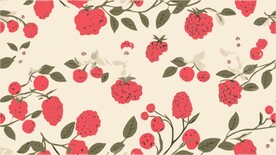 浆果设计无缝图案背景