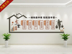 餐厅食堂文化墙