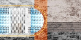 现代抽象几何地毯