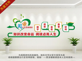 图书馆文化墙