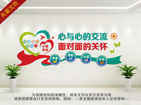 心理咨询室文化墙