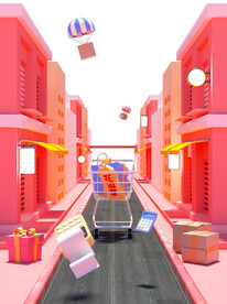 3D双十一购物大促场景