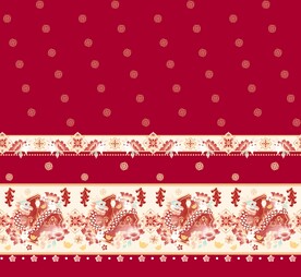 马面裙红色鞭炮兔子龙