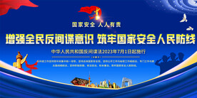 反间谍法宣传展板