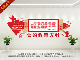 党的教育方针文化墙