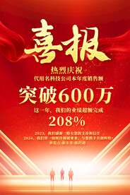 销售喜报