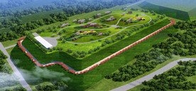 公园局部绿化设计案例效果图