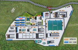 工厂规划设计彩色平面图