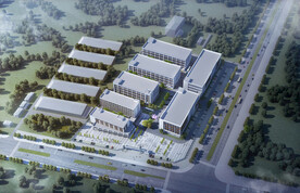 工厂规划设计案例鸟瞰图