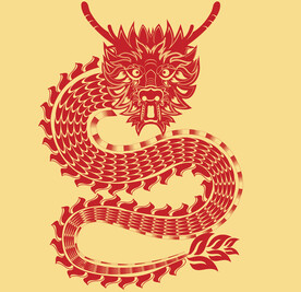 龙年剪纸新年窗花