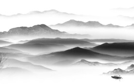 新传 清晰灰色山水 TiF分层