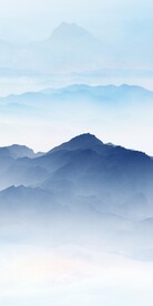 蓝色 简约中式玄关 TIF分层