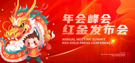 年会峰会红金发布会