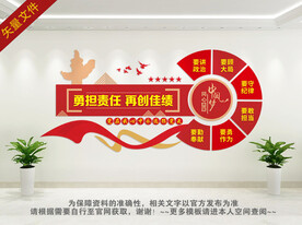 永远跟党走党建文化墙