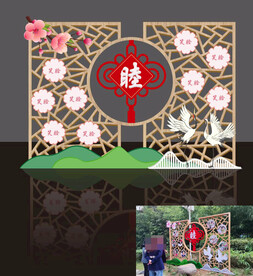 社区主题铁艺造型